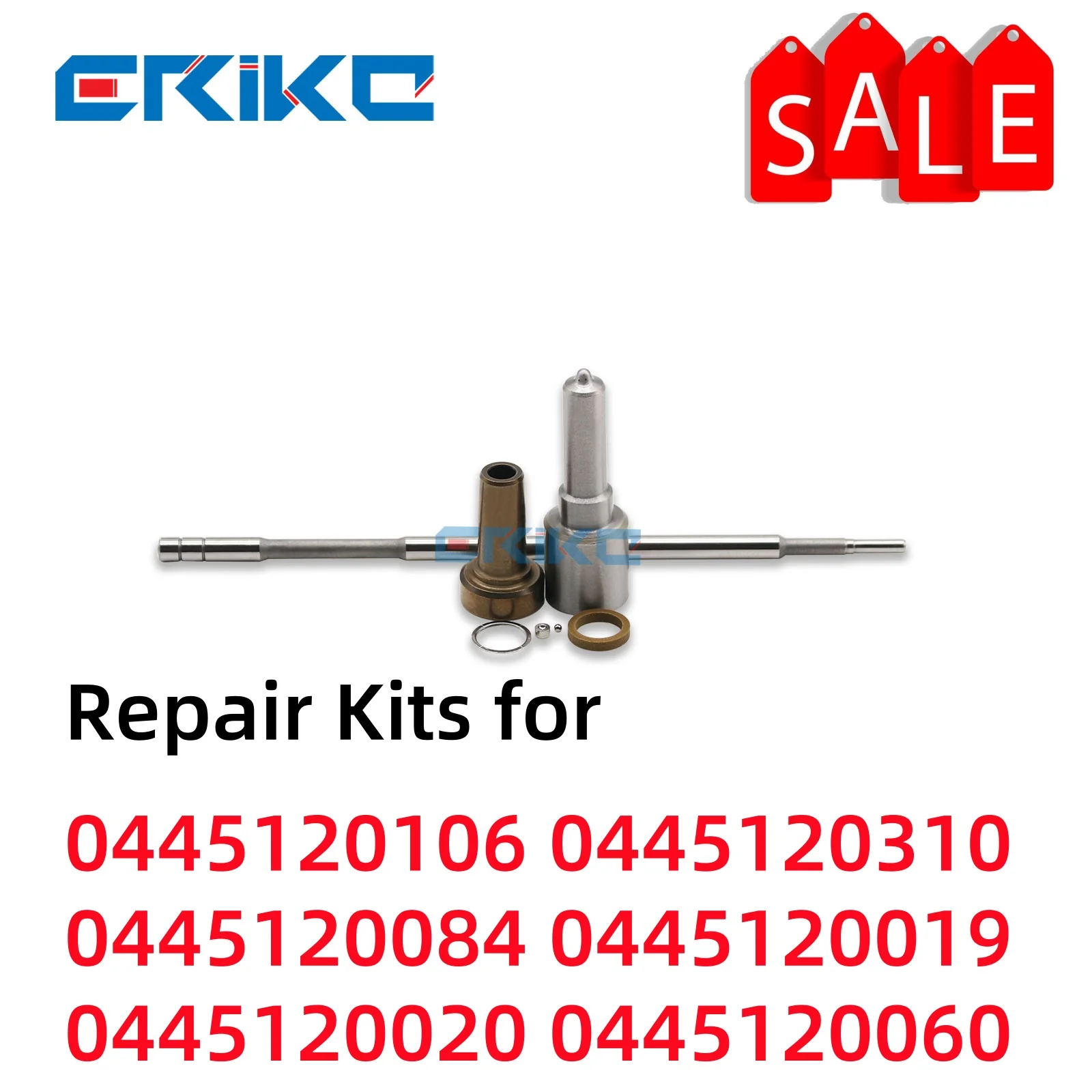 

0445120106 0445120310 0445120084 0445120019 0445120020 0445120060 Injector Repair Kits Nozzle Valve For RENAULT IVECO Cummins