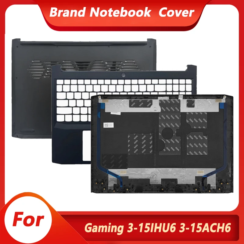 

New For Ideapad Gaming 3-15IHU6 3-15ACH6 Laptop LCD Back Top Cover Front Bezel Palmrest Keyboard Bottom Base Case Housing
