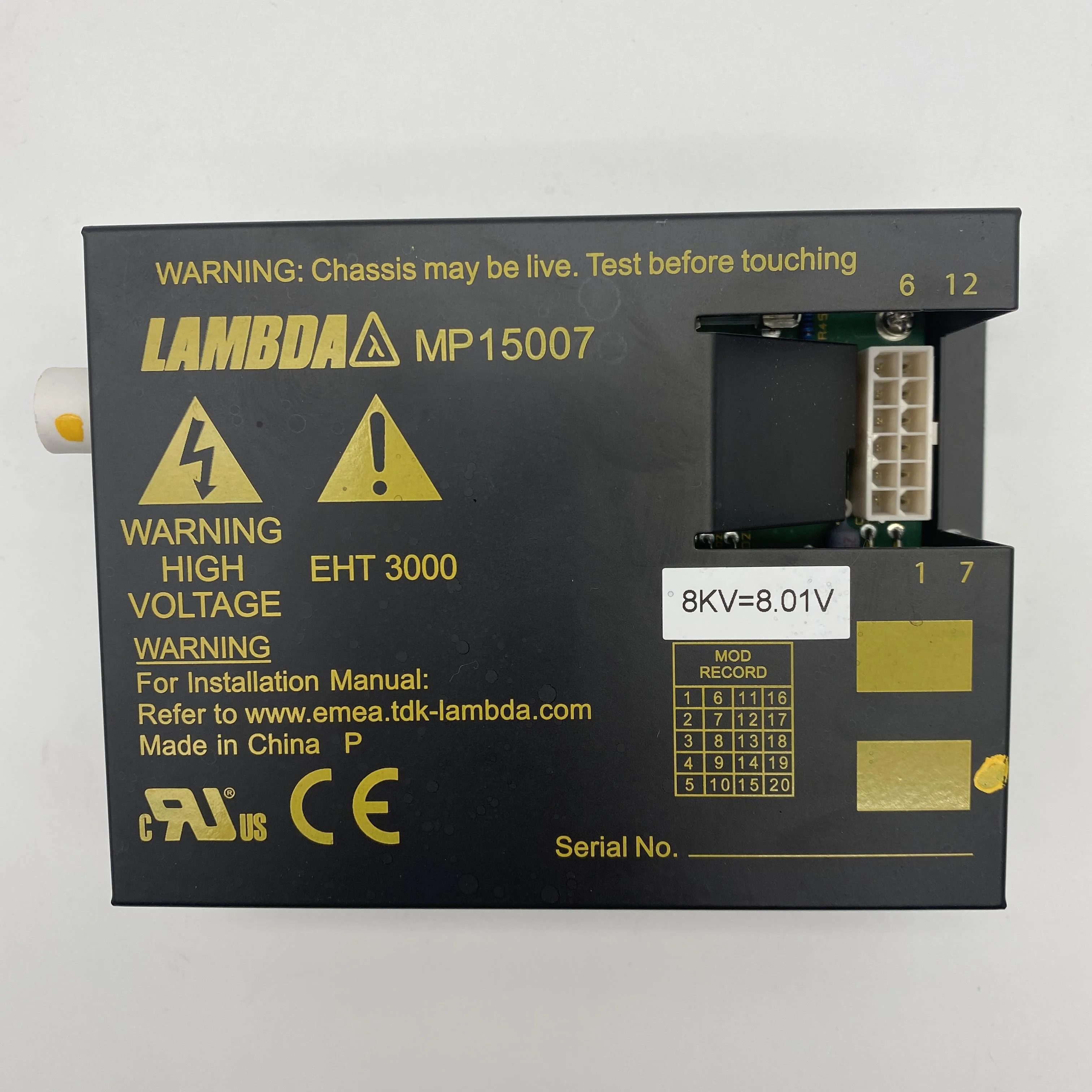 FA15007 high voltage power supply EHT block use for linx 4800 4900 6800 6900 5900 7300 7900 inkjet coding printer