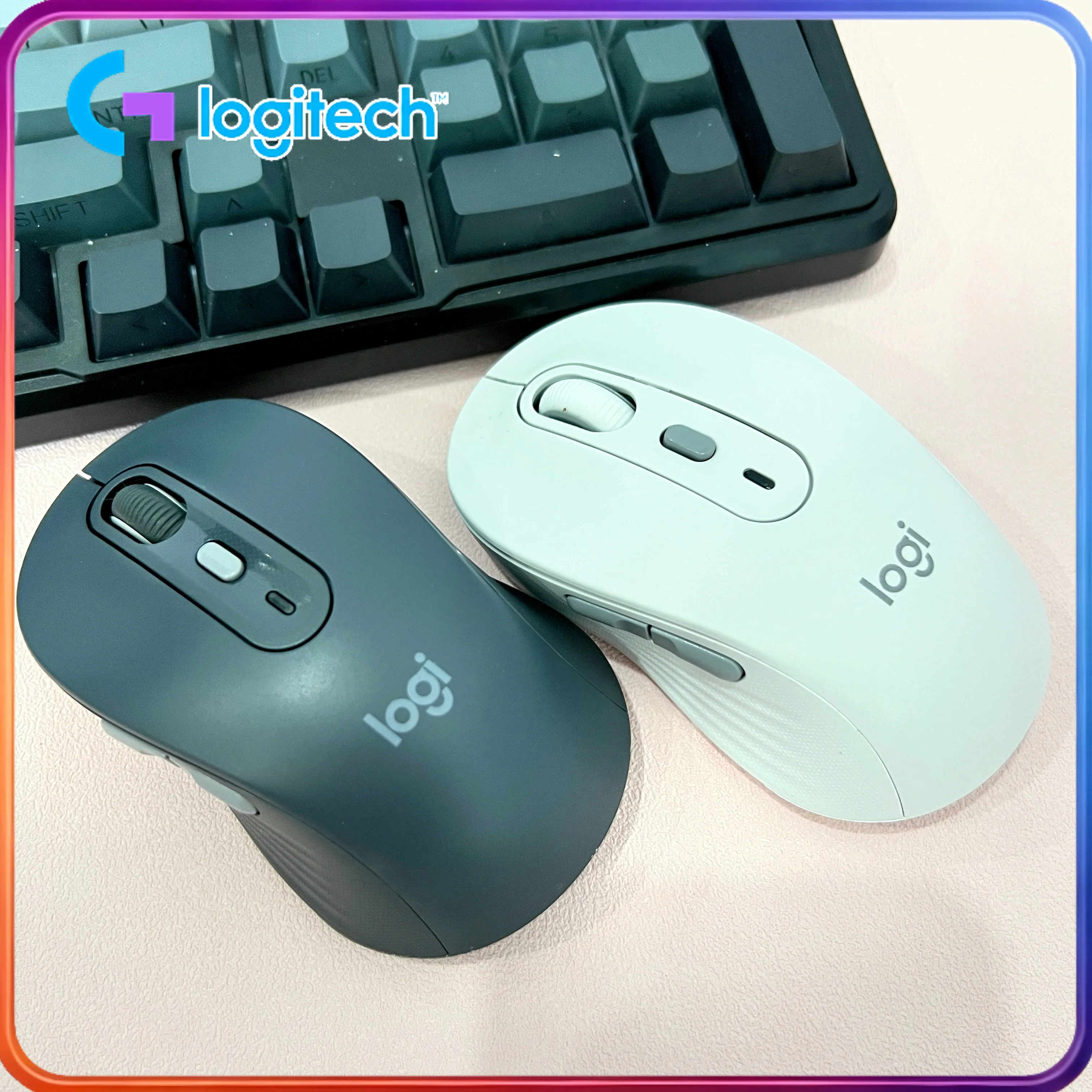 

[Ограниченное предложение] Беспроводная мышь Logitech M750 с разрешением 400-4000 DPI, Bluetooth + 2.4G, подходит для офиса и домашнего использования.