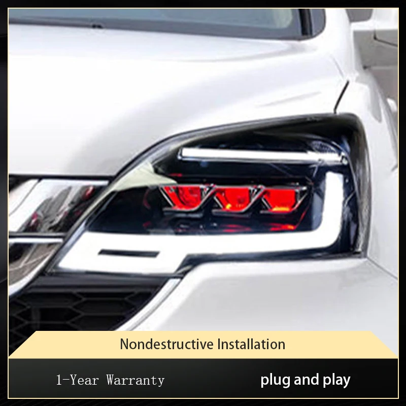 Auto Car 2007-2011 Headlights LED Lamps For Honda CRV Upgrade New Style Front Lamp DRL Automotive Turn Signal Tools Accessories