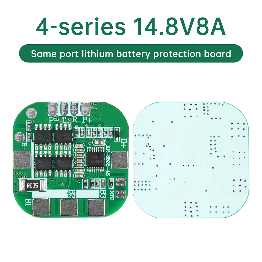 BMS 4S 14,8 В/16,8 В 8A 18650 Плата защиты аккумулятора Тот же порт перезарядки, переразрядки, перегрузки по току, защита от короткого замыкания