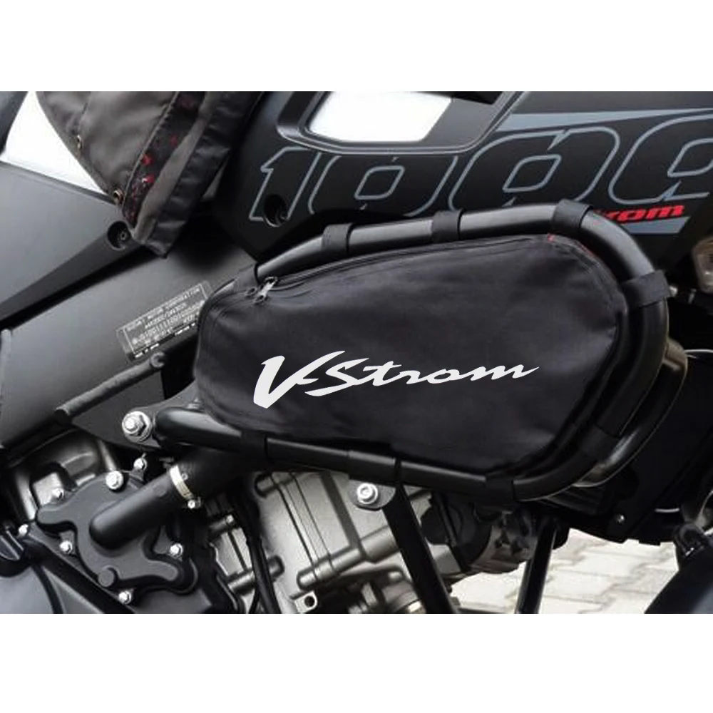 Crash bar telaio moto borsa impermeabile borsa di posizionamento strumento di riparazione per SUZUKI V-STROM DL1000 DL 1000 dl1000 2013 in poi