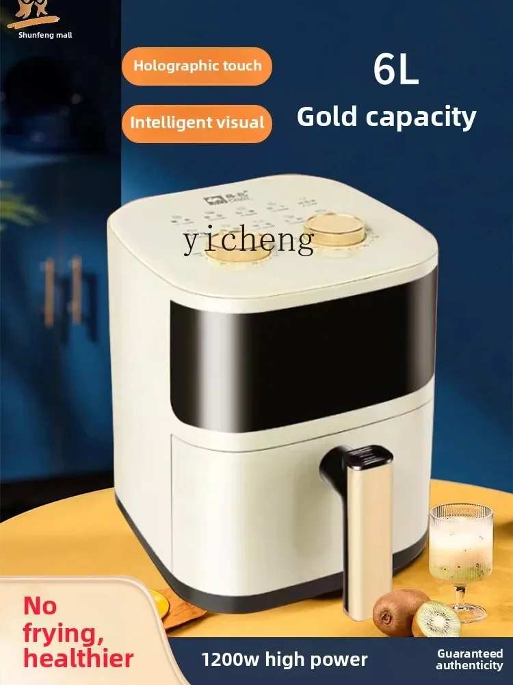 

zz air fryer household visual oil-free 6L new large-capacity intelligent multi-function automatic electric oven