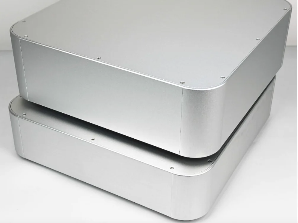 

Многофункциональный корпус усилителя с закругленными углами, полностью алюминиевый корпус усилителя/корпус предусилителя/корпус AMP DIY коробка (380*120/90*380 мм)