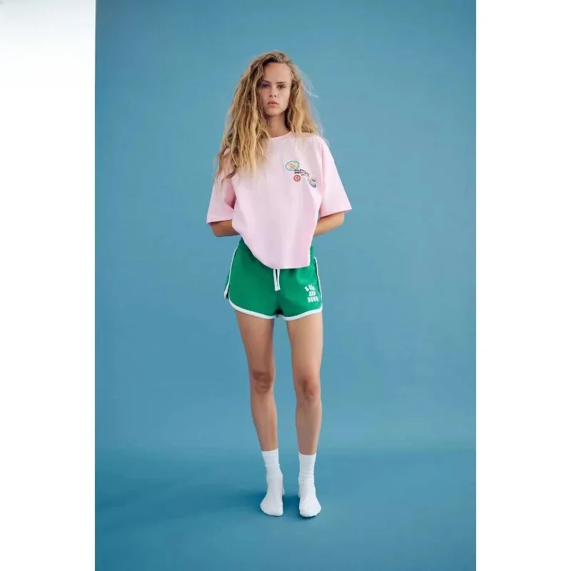 Herbst Neue Ankunft frauen T-shirt Stier Print ort Sve Casual Sle runde Ne Regelmäßige Länge Faion Damen Top