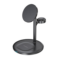 Choetech Induction Charging Station 3 in 1 iPhone 12/13/14, AirPods Pro, Apple Watch Black (T585-F)