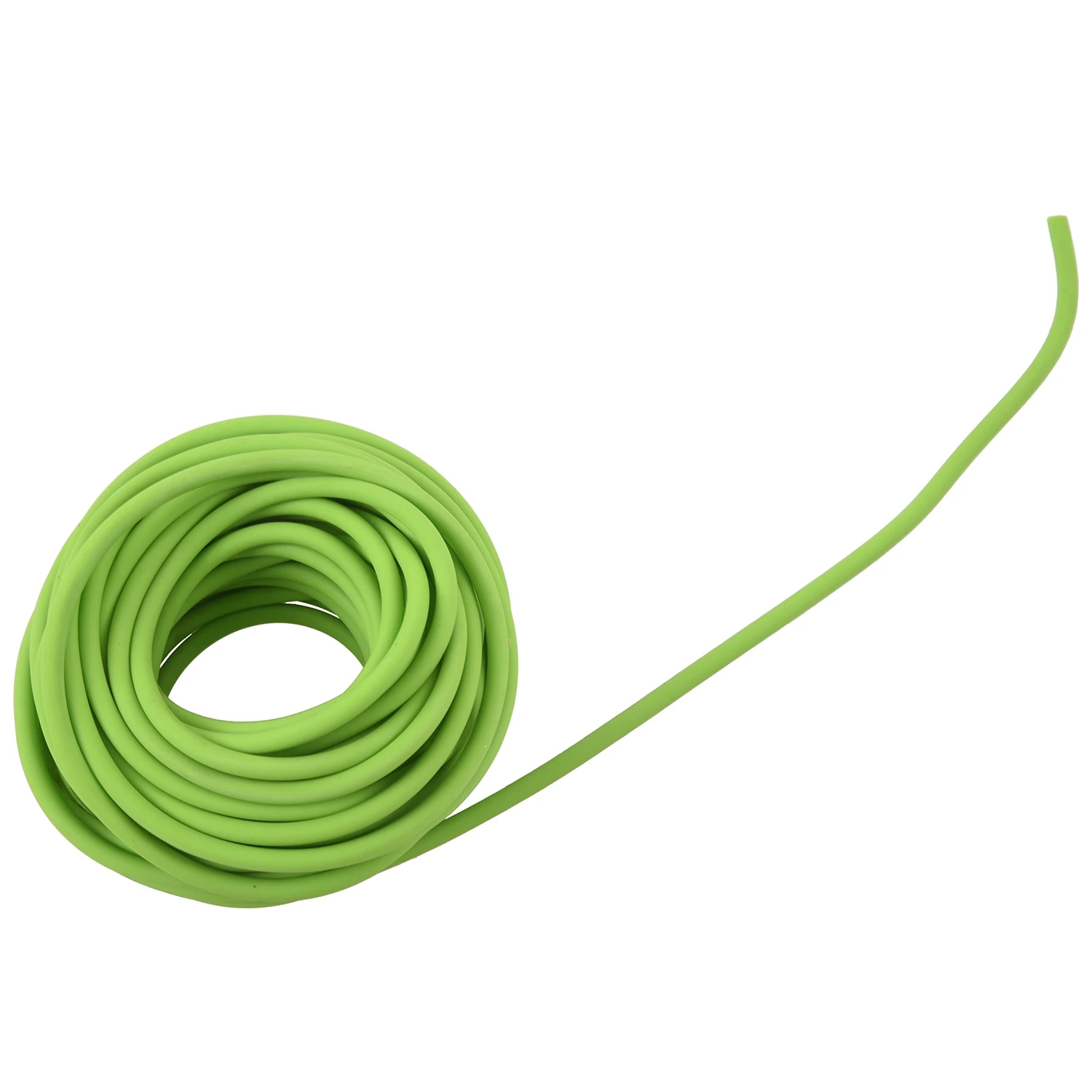 Tubing Exercise Rubber Resistance Band Catapult Dub Elastic, Green 10M