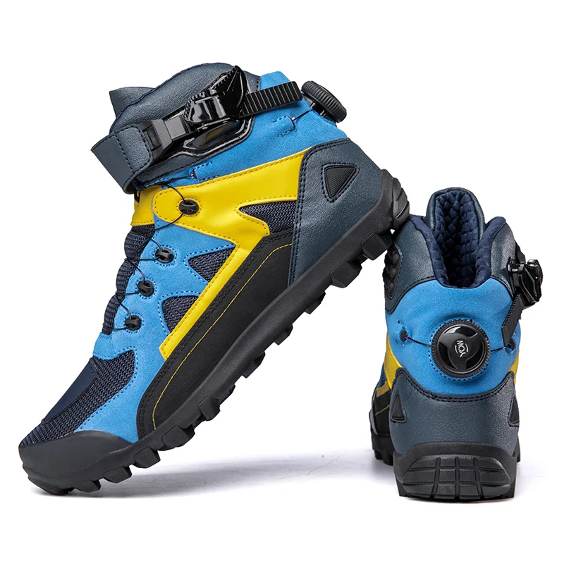 QQ-JC-S1989 Winter High Quality MTB Shoes Mens Hiking Cycl Shoes Cycling Shoes High-Cut MTB Gravel Road Bicycle Sneakers 39-50