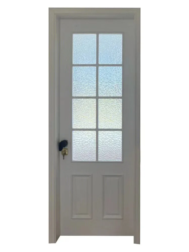 

Белая лакированная французская деревянная дверь, деревянная дверь в стиле ретро, деревянная бегония из стекла, комната в помещении, качели