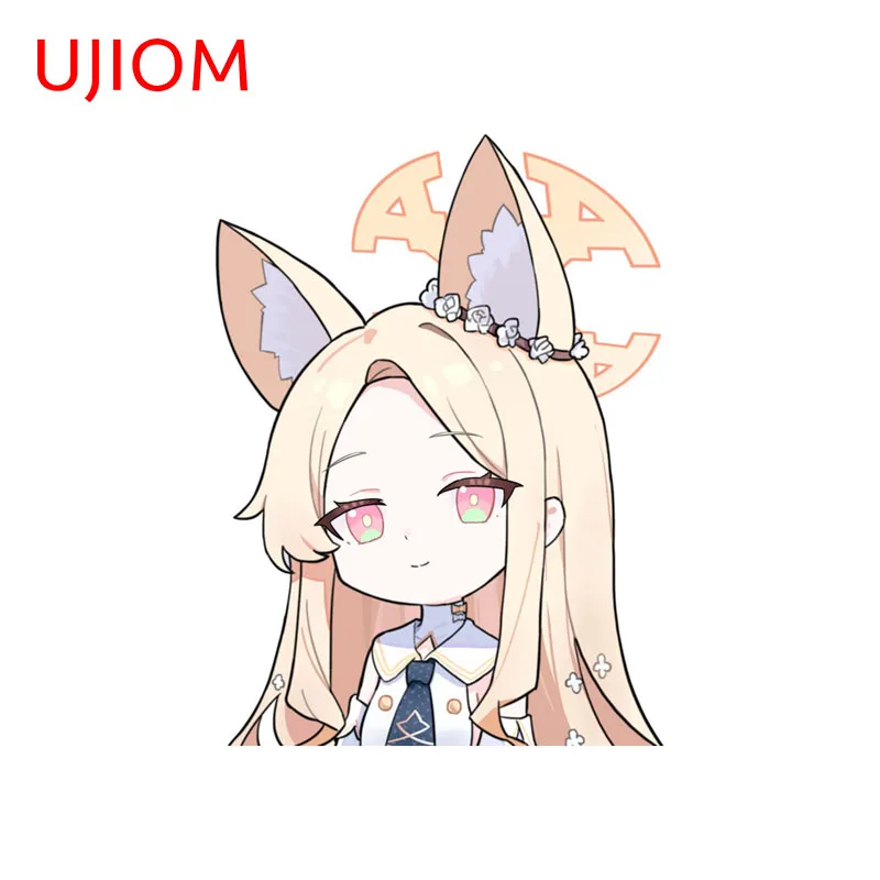 UJIOM Blue Archive Lively Yurizono Seia Wall Sticker Scratch Proof Adhesive Decal Suitable For Unique Bedroom Bathroom Decor