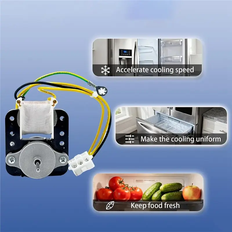 DTEW-WR60X10168 Refrigerator Condenser Fan Motor Replacement Refrigerator Condenser Fan Motor For GE Hotpoint