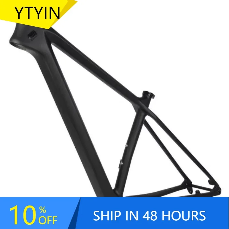 

YTYIN 2022 Carbon Fiber 29 " Mountain Bike Frame Boost148 Compatible with 27.5" Off-road Frame Can Be Changed to Paint Frame