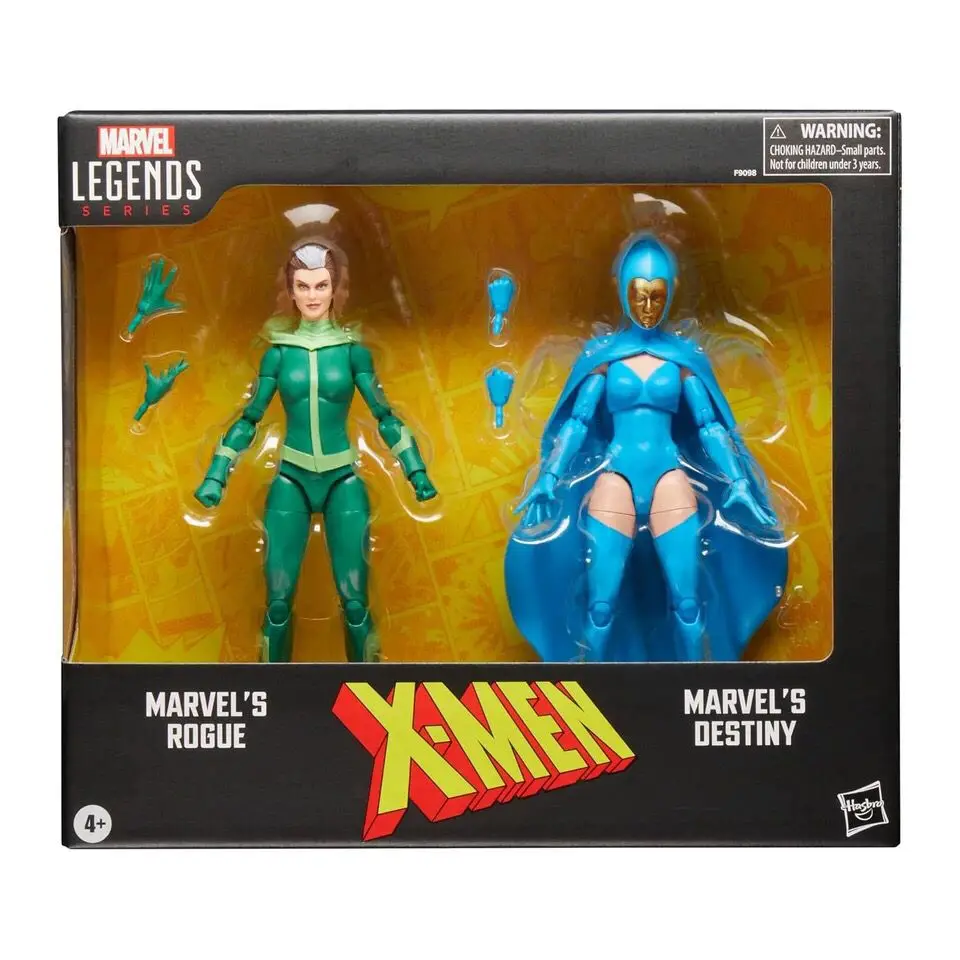 Marvel X-Men: Rogue Vs. Destiny 6 Inch Comic Version Action Anime Peripheral Figure Collectible Model Toy Birthday Gifts