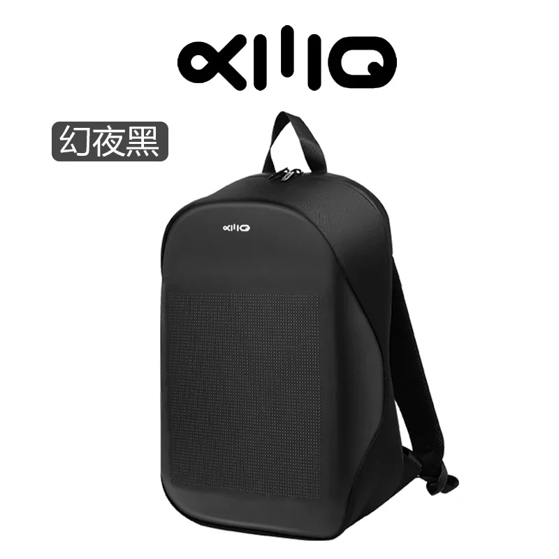 Four Generations Led Backpack Motorcycle Riding Pixel Advertising Backpack Display Screen Luminous Schoolbag for Men