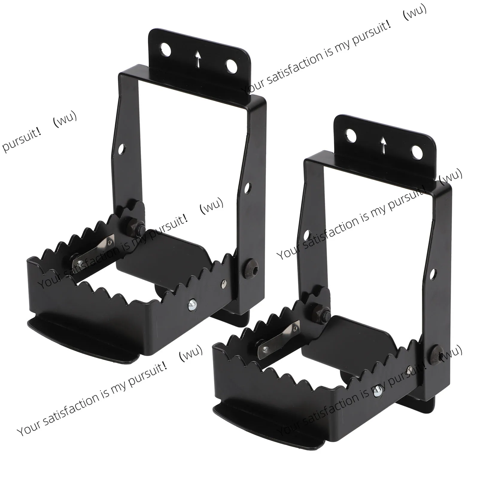 ATV Footrests Anti Slip Universal Foldable 4 Wheel Rear Passenger Foot Pegs Pedal Replacement for Polaris Sportsman Scrambler