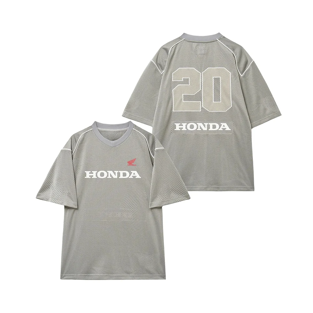 Honda Motorcycle Off-Road Short Sleeved T-Shirt For Children Summer Oversized Breathable Quick Drying Racing Jersey For Adults ﻿