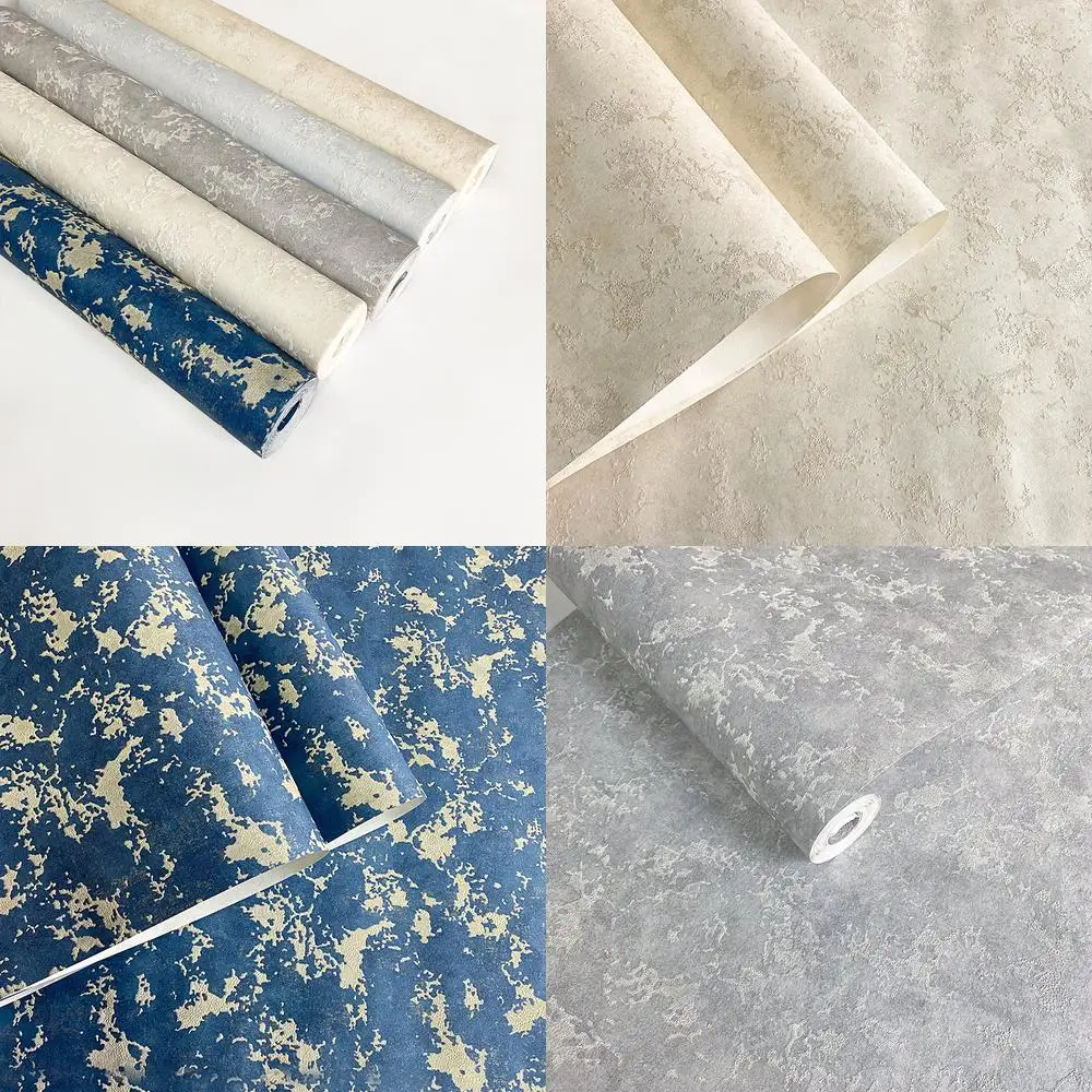 

Modern Minimalist Solid Color Distressed Texture Wallpaper for Home Decor Bedroom Living Room Dining Room TV Background Wall