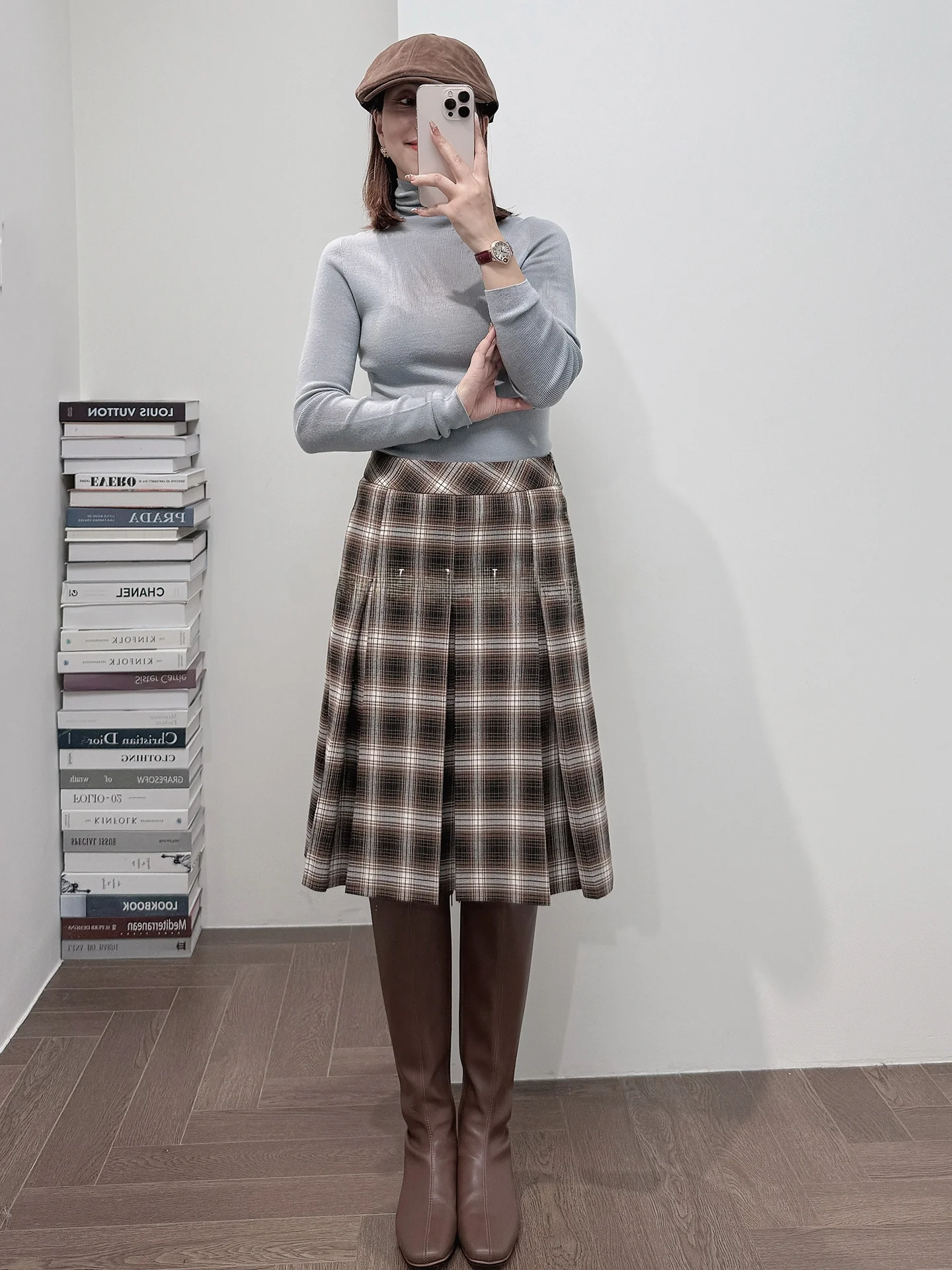 

Женская вязаная кофта из 100% мериносовой шерсти с высоким воротом, устойчивая к деформации, теплая, осенне-зимняя