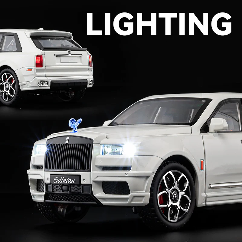 Rolls-Royce Cullinan ミニカー 21cm 1:20 Rolls Royce Cullinan Black Badge SUV Alloy Die Cast Toy Car