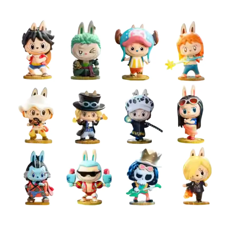 

New Genuine One Piece Blind Box Monkey D. Luffy Tony Tony Chopper Labubu Figurines Ornaments Children'S Toys Holiday Gifts