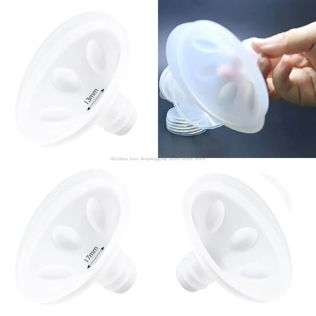 

Силиконовый фланцевый адаптер для молокоотсоса 13-24 мм, аксессуары для конвертера молокоотсоса, комфортное и мощное всасывание