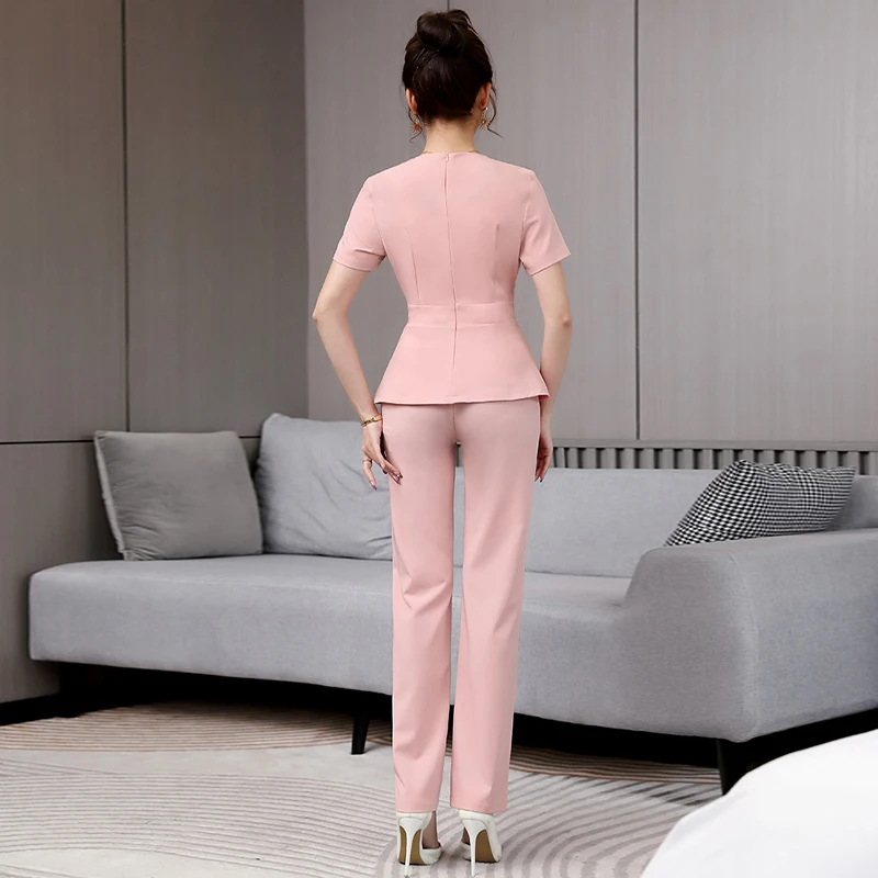 Spa Uniforms Women Workwear Beauty Clothing Massage Foot Bath Sauna Beautician Scrubs  Hotel Beauty Salon Artist Work Clothes