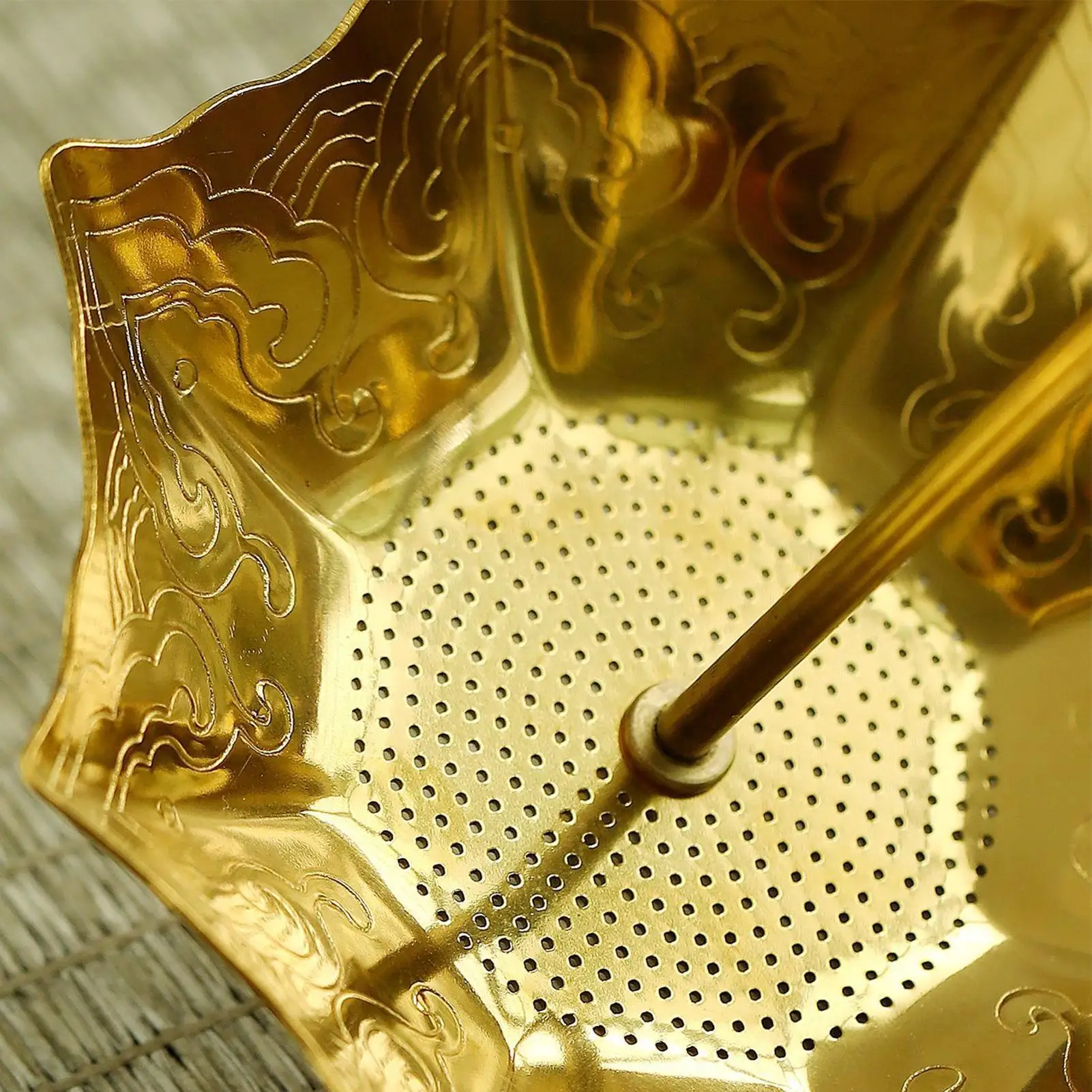 Umbrella Tea Diffuser Stainless Steel Loose Leaf Filter Diffuser Metal Tea Strainer For Home Kitchen Countertop Apartment