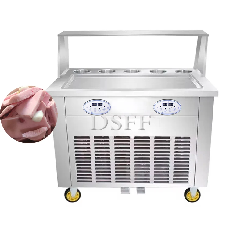 Thai Deep Fried Frozen Yogurt Machine, Frying Pan, Stir Frying Ice Machine, Commercial Ice Cream Roll Machine