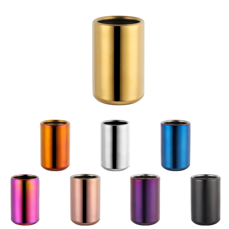 Fruit Fork Holder Cylinder Dinnerware Stainless Steel Tableware Tools for Dessert Snack Cake Fork Mini Spoon Home Party Utensil