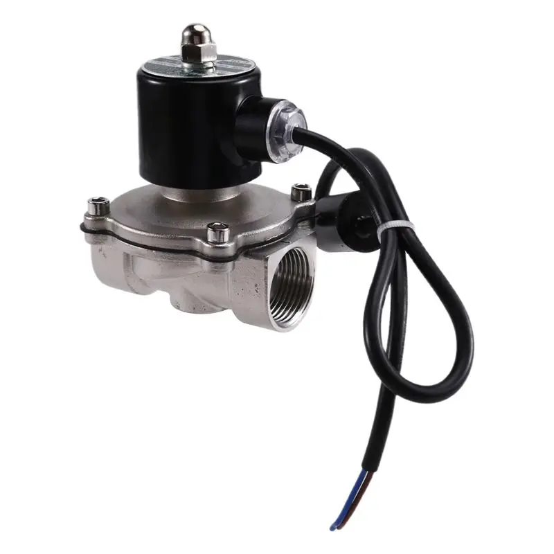 BOFO Pipeline Water Valve 1 Inch DN25 304 Stainless Steel Solenoid Control Valve 220V Normally Closed Water Pipe