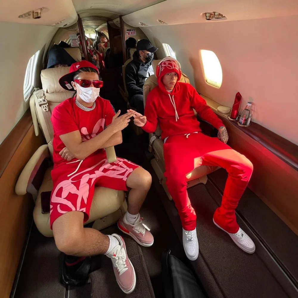 

Свободный комплект спортивной одежды American Sle для мужчин и женщин Y2K, модная уличная одежда, повседневная одежда для пар, длинная толстовка с капюшоном све