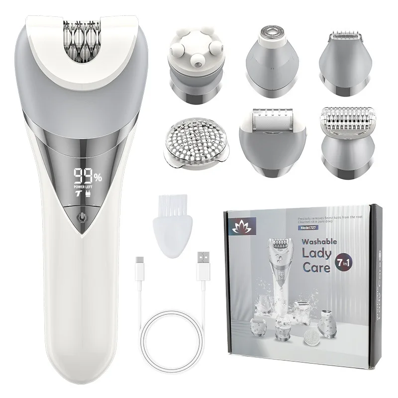 7-in-1-grooming-kit-hair-removal-appliances-ipx6-waterproof-epilator-women-body-hair-trimmer-shaver-electric-foot-grinder