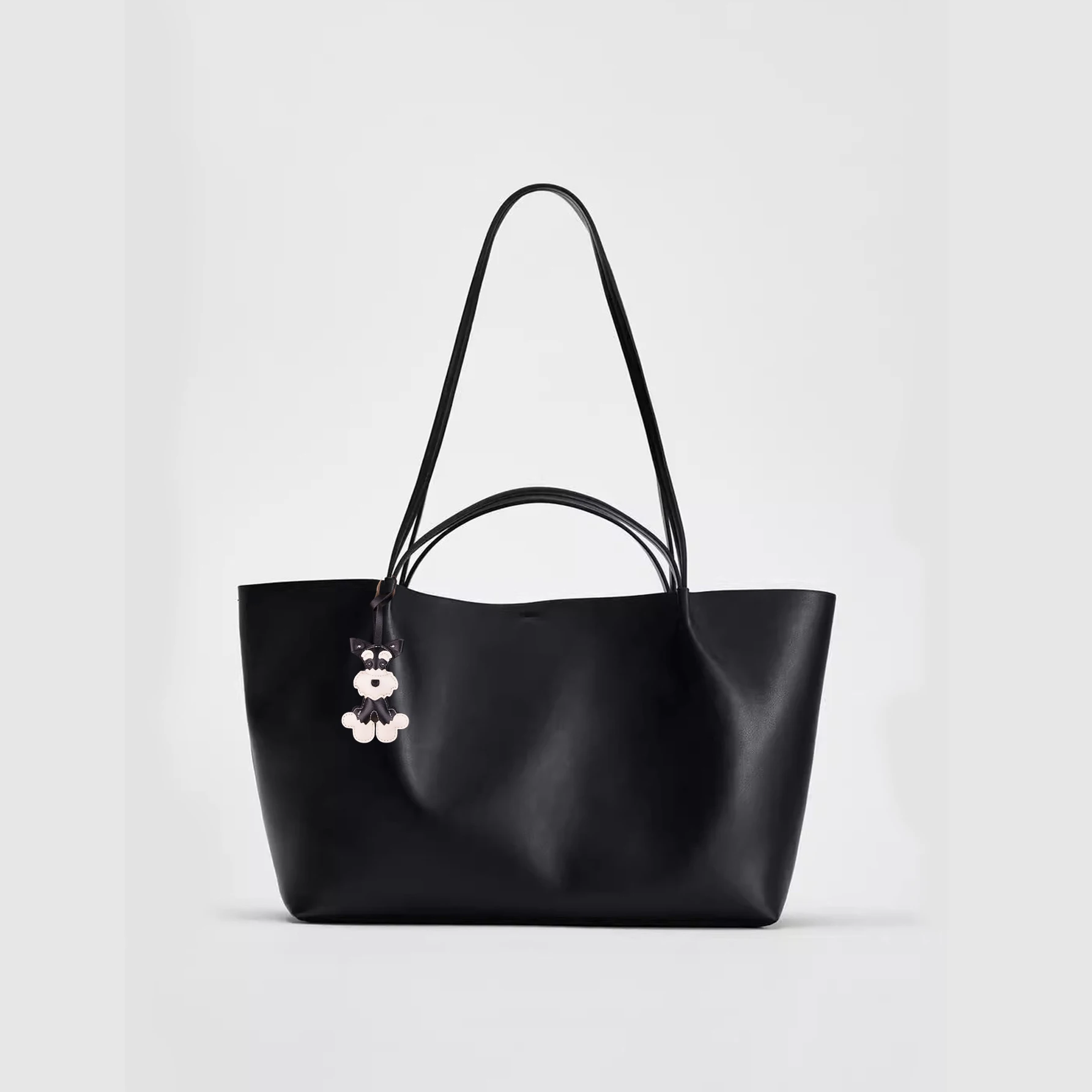 

Large Capacity Tote Bags for Women Handbags High Quality Shoulder Bag Luxury Designer Bags Black PU Leather Shopper Purses New