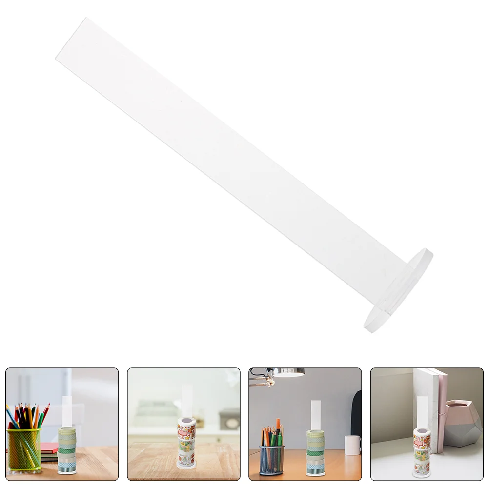 3 Pcs Organizer Acrylic Tape Holder Rack Shelf Jewelry Bead Tool Container Adhesive Invisible