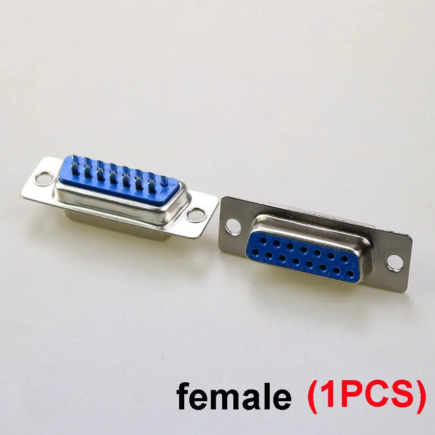 1pc DB9 DR9 DB15 DR15 męskie mocowanie złącze portu szeregowego typ lutowania D-Sub RS232 COM złącze 9/15 gniazdo kołkowe PCB Adapte