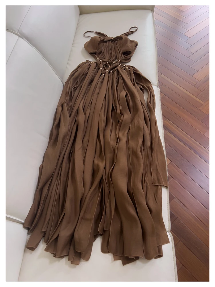 Sexy Lange Ne Hängen Ba Vintage Dr Glowing Girl Battle orm Celebri Urlaub Kleid Hohe Taille A-Linie Rock Dr