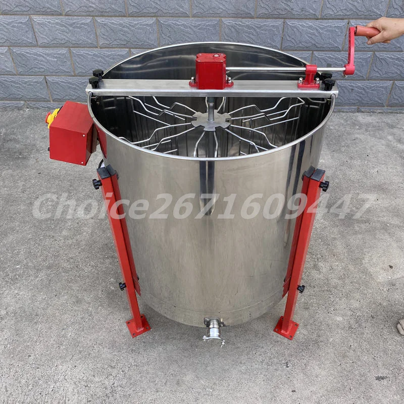 Stainless Steel Honey Bee Extractor Making Machine 12 Frame Horizontal Electric Honey Extractor Radial Extracting Machine