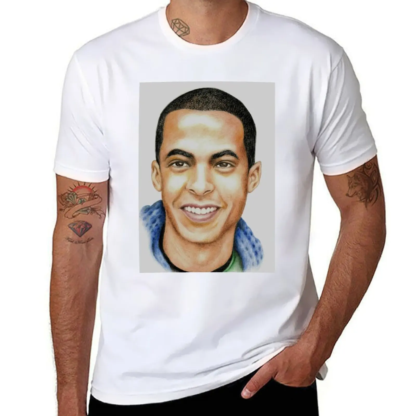 Marvin : JLS T-Shirt Stylish Print Short Sleeve Tee
