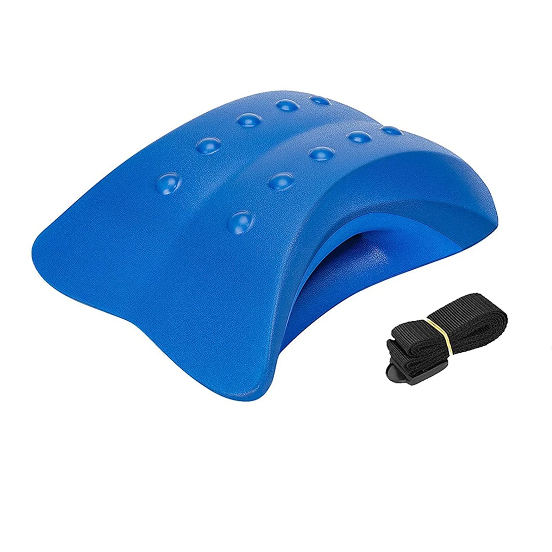 

Lower Back Stretcher Foam Device ,Lumbar Support Device, Spinal Deck Pain Relief ,Lumbar Traction Cushion Blue