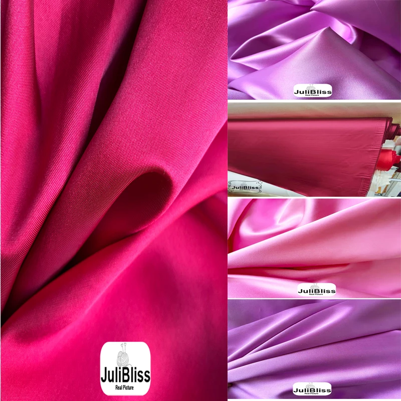 

Реальная картина Микадо, атласная ткань для свадебного платья, ткань для костюма, саржевая атласная ткань, широкий материал 1,5 м