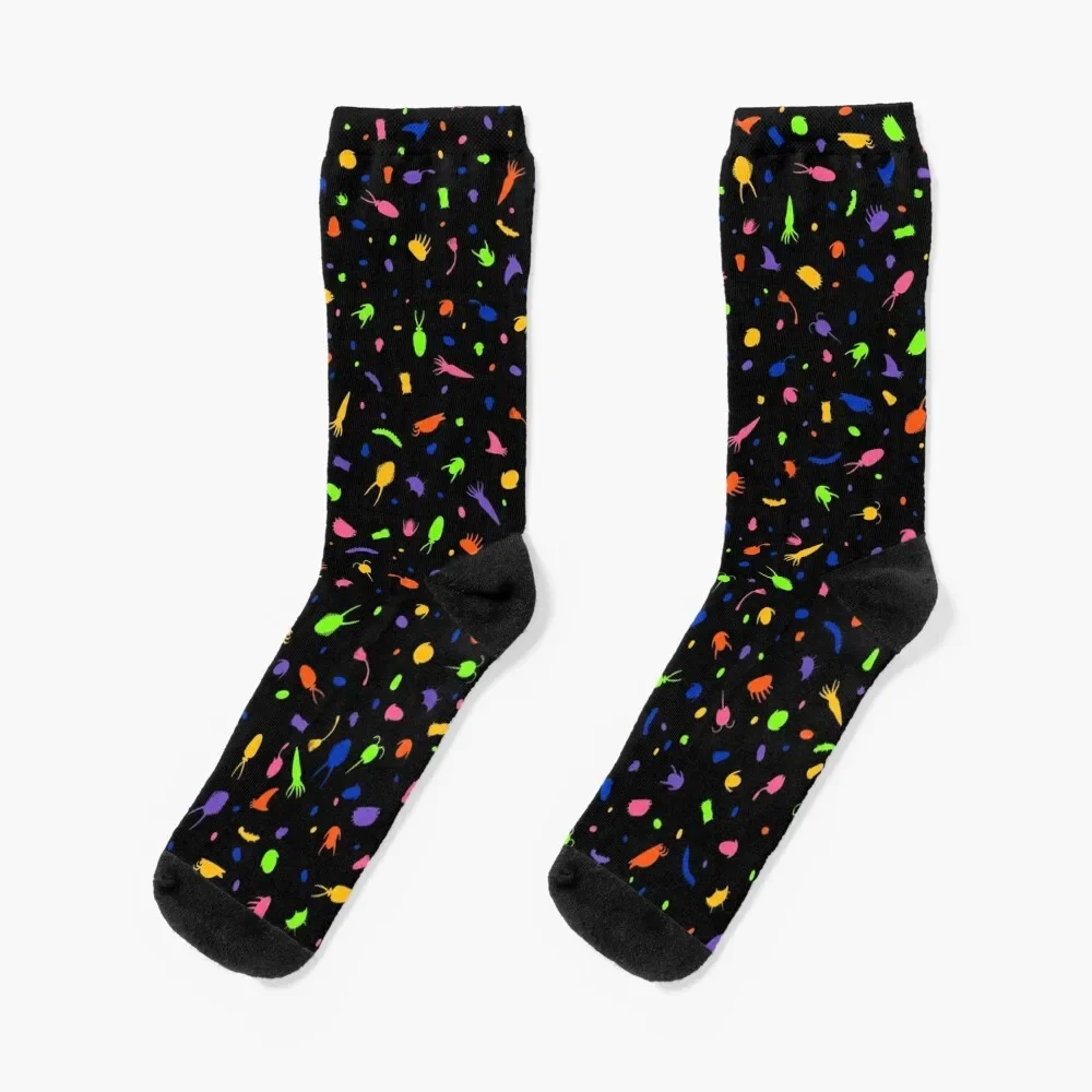 

Cambrian Creature Confetti Pattern Socks gym hip hop Toe sports Socks For Girls Men's