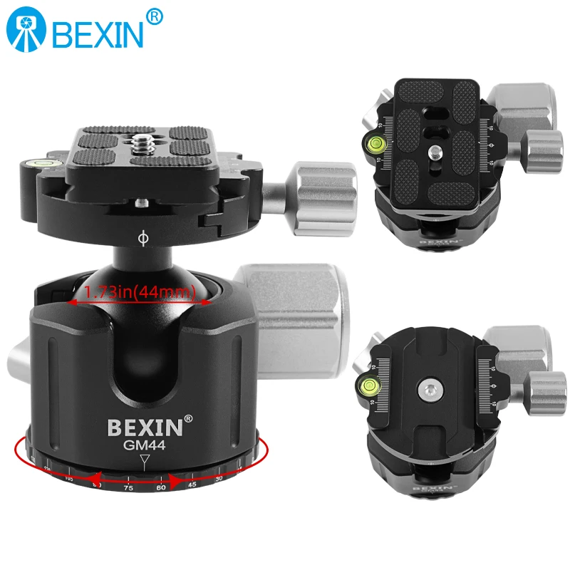 

BEXIN Professional Heavy Duty Ball Head Tripod Adapter for DSLR Camera Video Shooting
