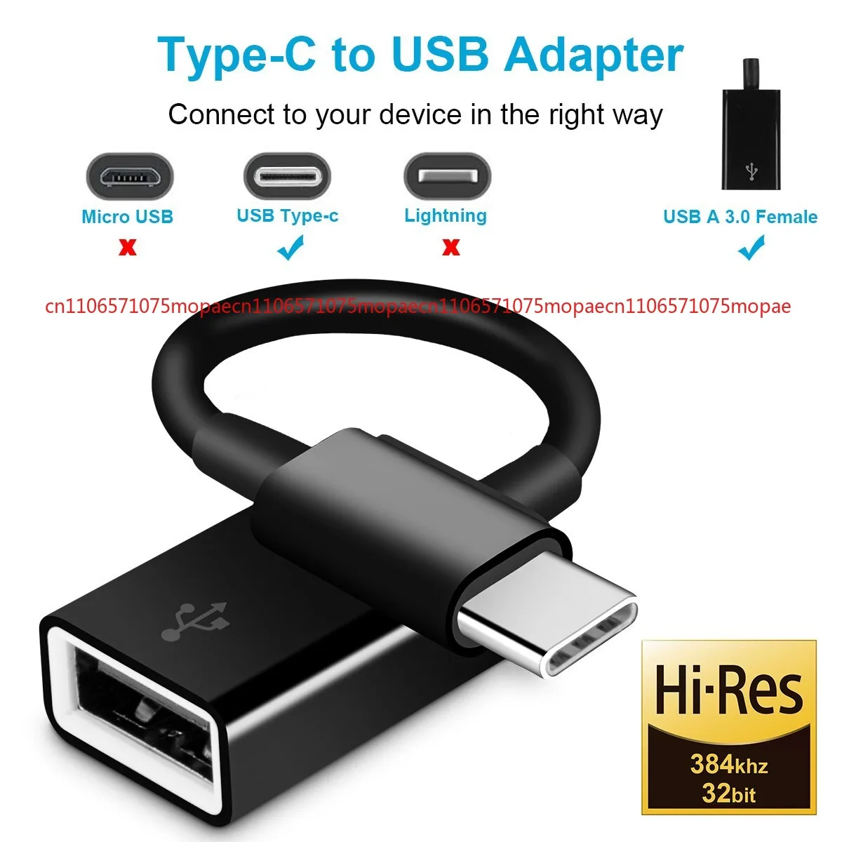 

Кабель OTG типа C «папа» на USB A «мама» для Pro/Air Galaxy S20 Ultr