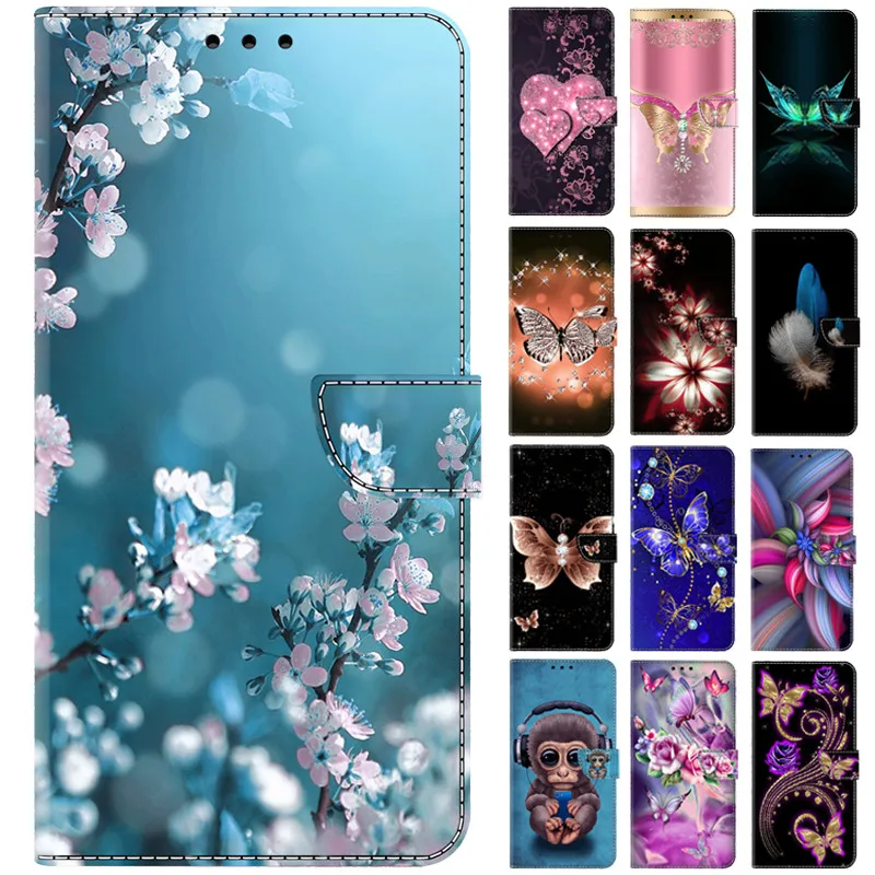 Xiomi 12T 11T 10T Pro Phone Case for Xiaomi 12X 11 10T 10 Lite 10i Capa Luxury Painted Wallet PU Leather Cover Flip Phone Cases