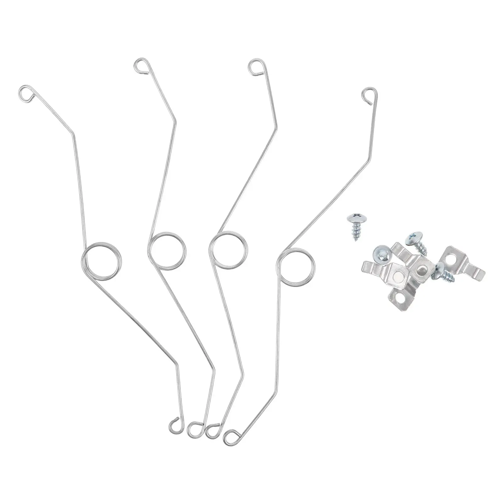 4Pcs Bathroom Exhaust Fan Spring Clips Replacement Ceiling Vent Cover Grille Springs Secure Stable Elasticity Bathroom Vent Fan