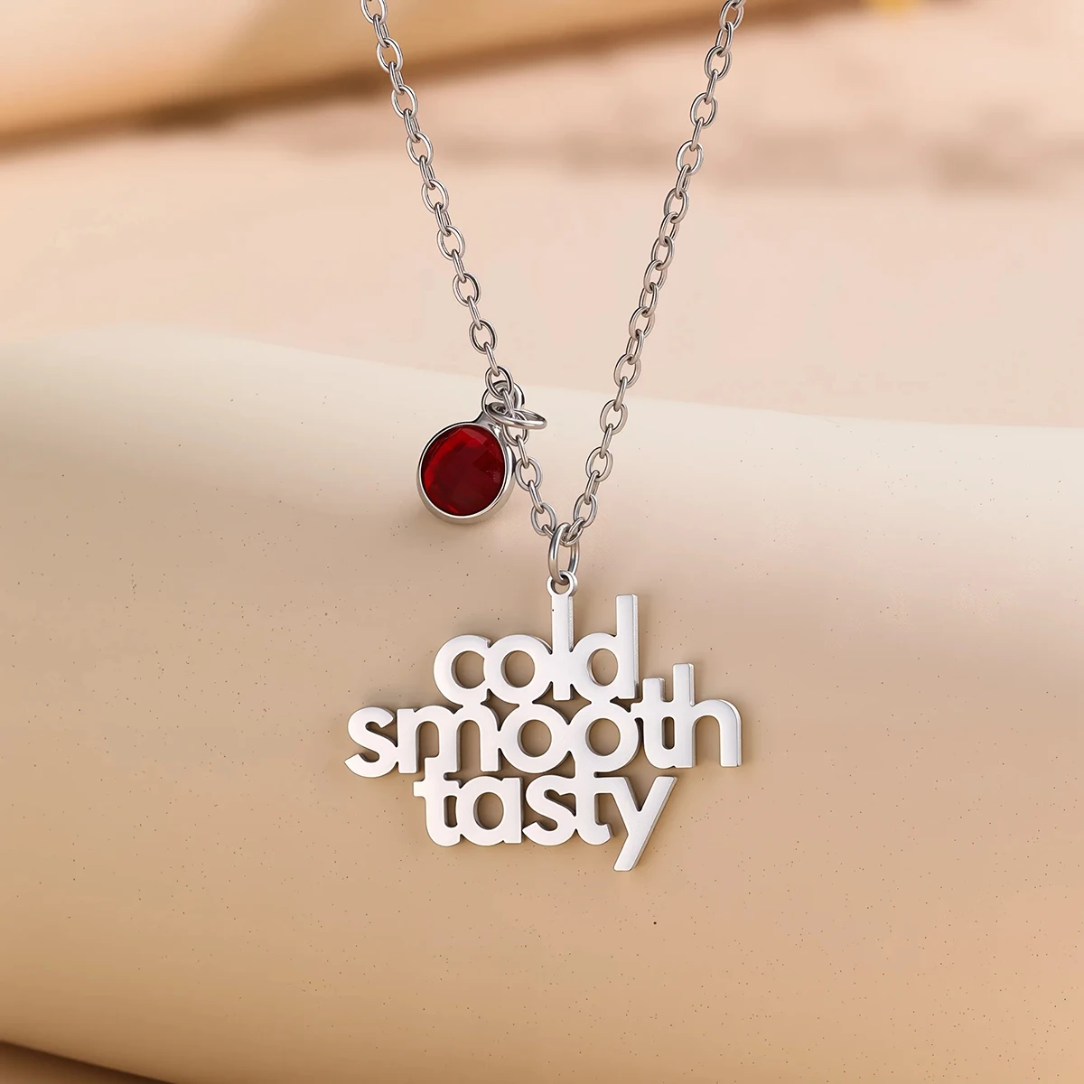 الأبجدية الإنجليزية البساطة اسم مخصص قلادة الفولاذ المقاوم للصدأ مخصص قلادة بحرف إنجليزي #2