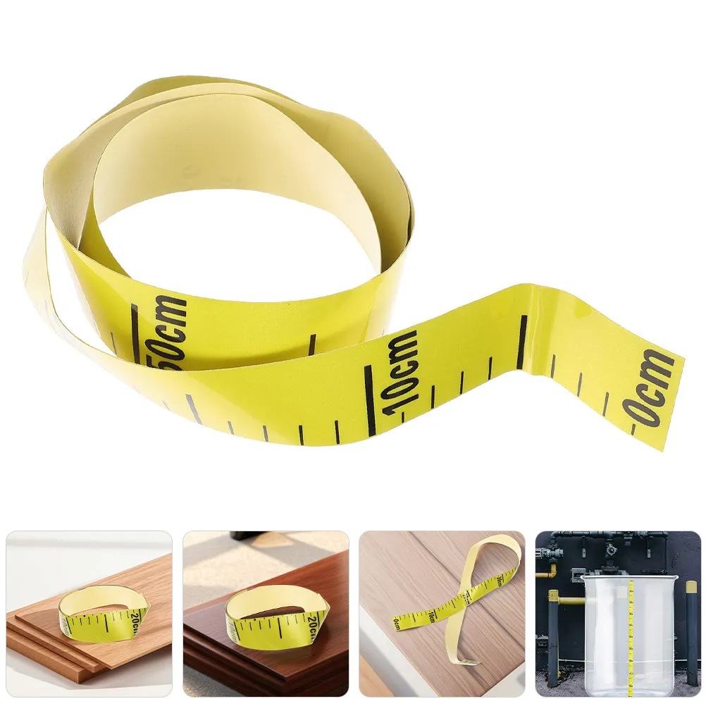 

2Pcs Water Level Tape Self Adhesive Measuring Tape Stickers High Precision Sticky Rulers for Tanks Pools Accurate Water