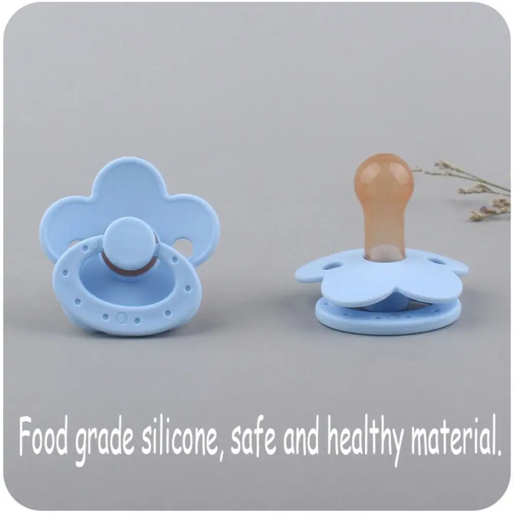 Cute Flower Shape Baby Pacifier Nursing Accessories Silicone Kids Nipple Teethe Toy BPA Free Newborn Baby Soother Gift