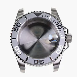 Silver Stainless Steel Yacht Design With Sapphire Crystal Water Resistant Watch Case For Nh35 Nh36 Mechanical Automatic Movement